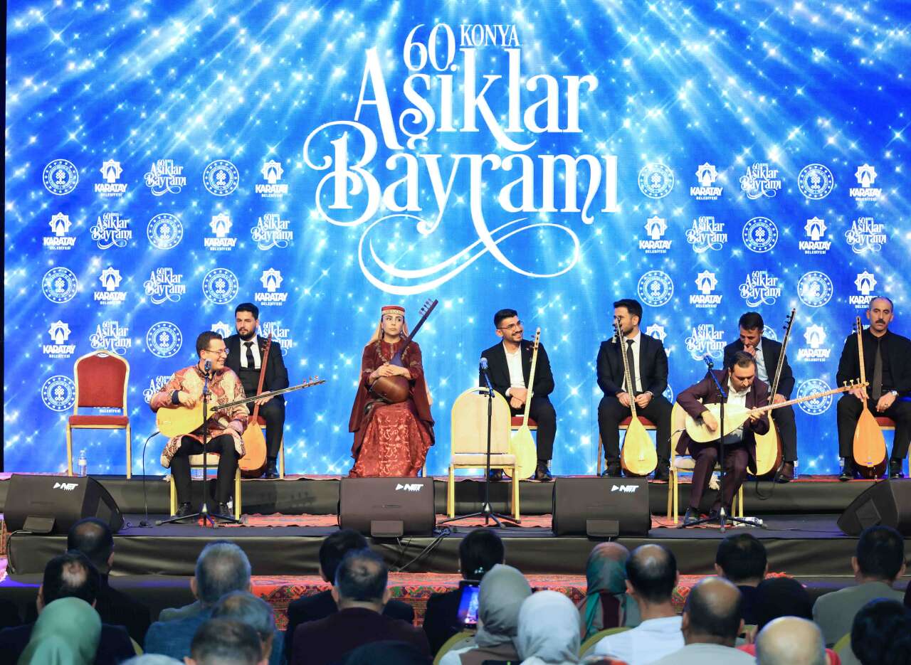 Konya’da 60. Âşıklar Bayramı’nda usta ozanlara büyük vefa 1